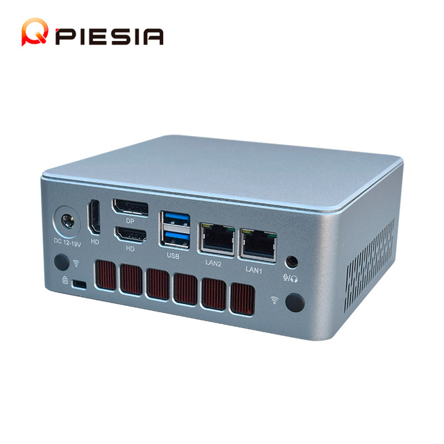 Mini PC Dual Lan Intel 12th Gen Core I5 I5-12450H I5-1240P 2*DDR5 16GB Ram 512GB 4*USB 2*HD DP Type-C X86 Desktop NUC Mini Pc