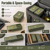 Boîte de rangement compacte et durable pour munitions PLA de type tiroir 22LR, best-seller transfrontalier, portable et de poche
