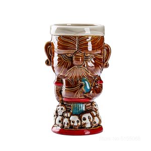 Creativo Hawaii Bar Dios estatua cóctel TIKI taza Bebidas frías mezcla divertida copa de vino DIY batido taza contenedor de cerámica - Product Image 1