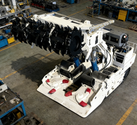 JIDDA ML520A, ponceuse continue robuste pour l'extraction de charbon en roche dure, coupeuse souterraine de 90 tonnes, moteur 415V 795kW, système de dépoussiérage