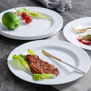 Tiệc Cưới Được Sử Dụng 8/9/10 Inch Trắng Melamine Tấm Ăn Tối Không Thể Phá Vỡ - Product Image 4