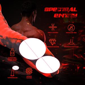 <span class=keywords><strong>Gode</strong></span> en forme de serpent rouge 11.81 pouces Silicone réaliste jouet sexuel anal et vaginal flexible pour les femmes discret stock d'entrepôt américain - Product Image 2