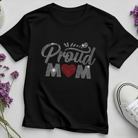 Motif personnalisé « Fille Fier de Toi » en strass thermocollant pour T-shirts