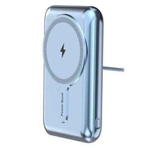 Cargador Inalámbrico Magnético PD20W de Carga Rápida de 15W, Banco de Energía Portátil Tipo-C de 10000 mAh con Función de Soporte para Teléfono - Product Image 1