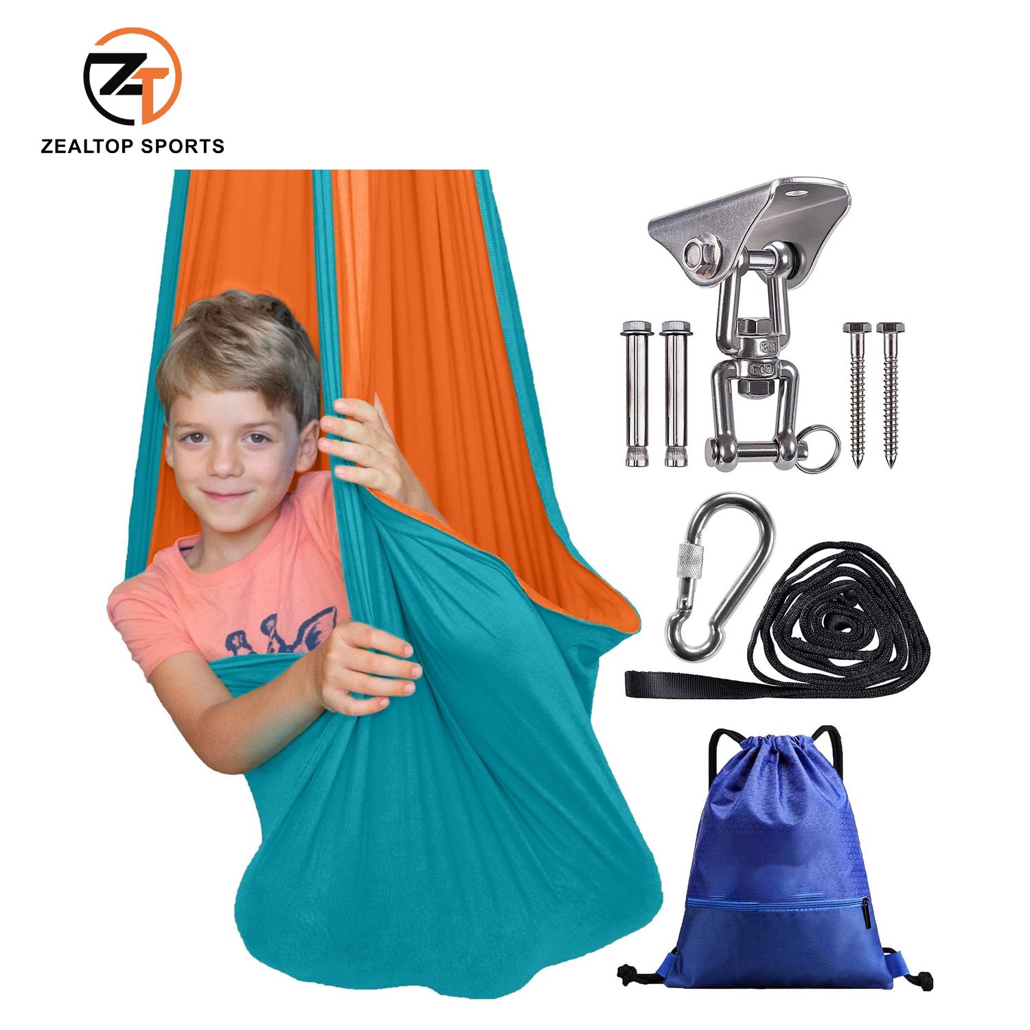 Indoor Therapy Kids Sensory Swing For Special Needs Autism Adult Snuggle Swing Aerial Yoga Hammock Sensory Swing Toys