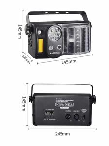 Mới đến 5-in-1 KTV ánh sáng <span class=keywords><strong>laser</strong></span> hộ gia đình IP65 Vụ Nổ nhấp nháy xoay bướm sân khấu ánh sáng hiệu ứng âm thanh trắng - Product Image 4