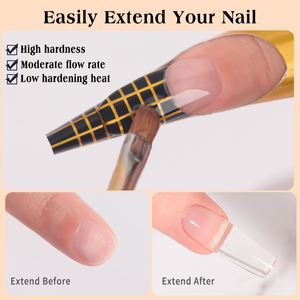เจลต่อเล็บ <span class=keywords><strong>RS</strong></span> Nail OEM/ODM ปราศจากสาร HEMA และ TPO เจลเนื้อมูส 360 สีเจลลี่ สำหรับต่อเล็บแบบหนา เจลยูวีสำหรับต่อเล็บแบบไม่ต้องใช้ความร้อน - Product Image 2