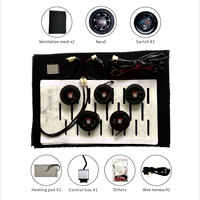 Sièges ventilés et chauffants universels en cuir perforé Jiuyi, 12V, certifiés CE, pour Jeep Cherokee 2015-2019