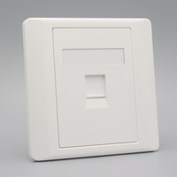 86*86mm 1-Port-Netzwerksteckdose Frontplatte rj45,cat5e/cat6 Netzwerk zubehör