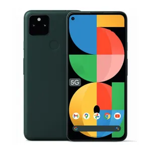 Atacado Usado Marca Original Telefone Móvel Pixel 5a 128GB Desbloqueado Segunda Mão 5G Smartphone para Google pixel 7 6pro 6a