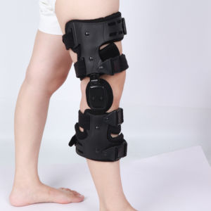 Soporte con bisagras OA ortopédico certificado CE ajustable artritis alivio del dolor rehabilitación poliéster <span class=keywords><strong>rodillera</strong></span> - Product Image 3