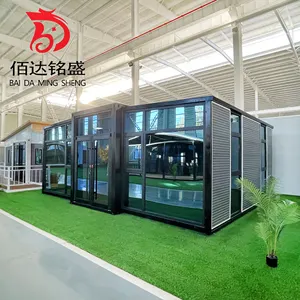 चीन में निर्मित सस्ती कीमत वाले रियल एस्टेट घर पूर्वनिर्मित स्टील आधुनिक घर 4 बेडरूम छोटे घर मॉड्यूलर घर