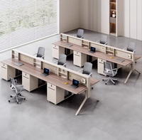 Chaise de bureau ergonomique de luxe moderne et minimaliste avec rangement, combinaison bureau-ordinateur, mobilier de bureau commercial