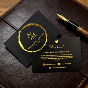 Tarjetas <span class=keywords><strong>de</strong></span> Visita Personalizadas al por Mayor con Logotipo en Papel Reciclado Dorado, Tarjetas <span class=keywords><strong>Postales</strong></span> <span class=keywords><strong>Publicitarias</strong></span>, Tarjetas <span class=keywords><strong>de</strong></span> Agradecimiento con Tinta Ecológica para Marca Corporativa - Product Image 5