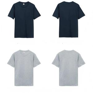 Camiseta de Cuello Redondo 100% Algodón de Alta Calidad OEM con Logotipo Personalizado de su Marca, Camiseta Lisa para Hombre, Camisetas Casuales para Hombre - Product Image 3