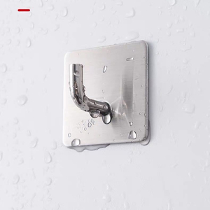 20kg tải mang thương mại không khoan treo tường móc áo cửa/phòng tắm/tủ quần áo tổ chức móc - Product Image 1