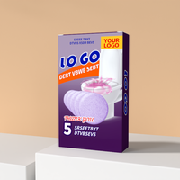 Boîtes d'emballage en papier en gros pour tablettes nettoyantes pour cuvettes de toilettes avec logo personnalisé