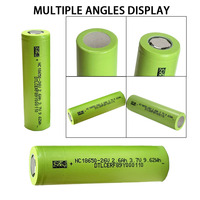 Batterie rechargeable 18650 2600mAh 3C 3,7 Volt, cellule de batterie lithium-ion à cycle profond