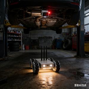 120 मीटर वाई-फाई कार चेसिस निरीक्षण रोबोट एफपीवी वीडियो ट्रांसमिशन मेकानम-पहिया वाहन रोबोट पाइप निरीक्षण रोबोट 1080 पी कैमरा - Product Image 2