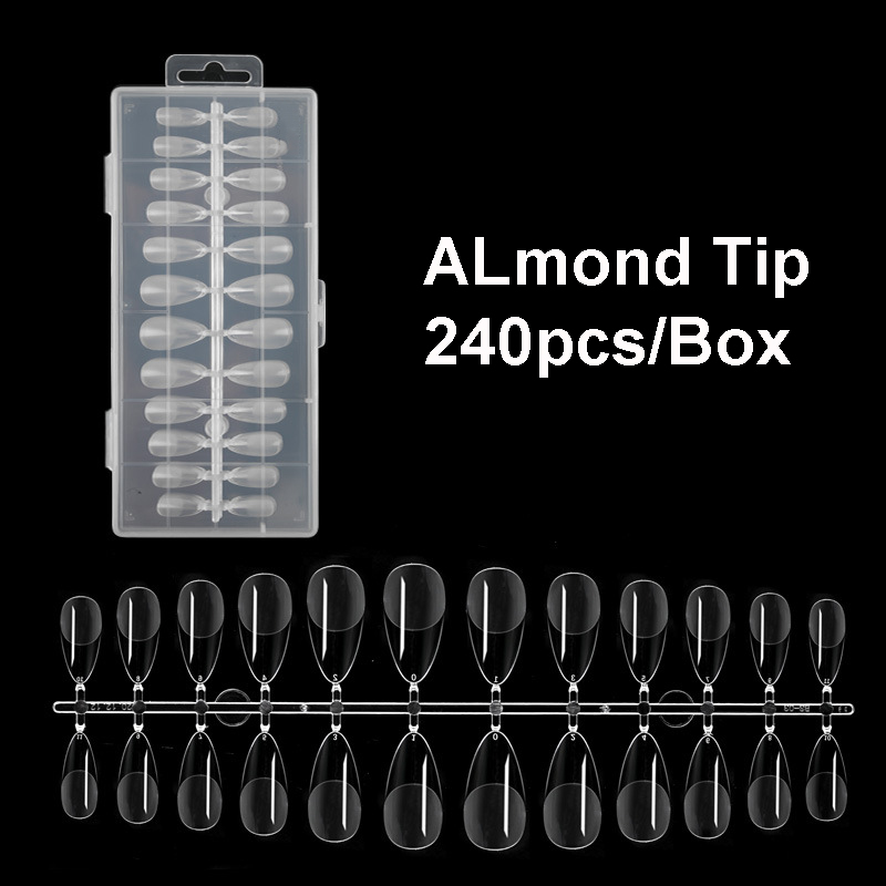 Tip-240pcs/boîte d'amande