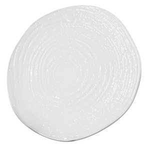 Bandeja de presentación de porcelana WALL LINE DIAM 20.5CM BLANCO - Product Image 1