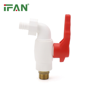 IFAN DIN PPR <strong>Water</strong> <strong>Tap</strong> Kitchen Garden 1/2&quot; 3/4&quot; PN25 Green White Brass Iron Core Washing Machine Outlet Plastic PPR <strong>Bibcock</strong> <strong>Tap</strong>