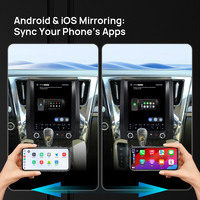Layar Android 14 Carplay untuk TOYOTA Alphard A30 2013-2020 12.1 inci Radio Mobil Tipe Tesla Pemutar Multimedia Carplay Auto WIFI