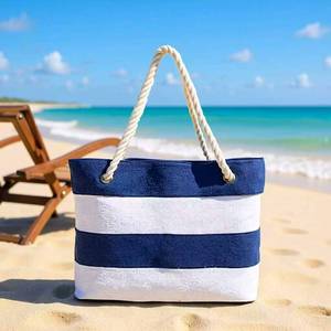 <span class=keywords><strong>Sac</strong></span> <span class=keywords><strong>de</strong></span> <span class=keywords><strong>plage</strong></span> 12 oz, rayures personnalisées, <span class=keywords><strong>grand</strong></span> <span class=keywords><strong>sac</strong></span> fourre-tout en toile pour femmes <span class=keywords><strong>avec</strong></span> <span class=keywords><strong>fermeture</strong></span> <span class=keywords><strong>éclair</strong></span>, toutes saisons, <span class=keywords><strong>sac</strong></span> <span class=keywords><strong>de</strong></span> piscine - Product Image 2