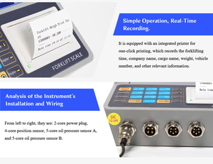 <span class=keywords><strong>Balance</strong></span> de chariot élévateur industrielle certifiée CE ROHS, connexion sans fil, application mobile, exportation des données de poids - Product Image 2