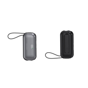 Nuovo Arrivo Power Bank con Ricarica <span class=keywords><strong>Super</strong></span> Veloce PD 22.5W, Design a Capsula, Cavo Integrato, Capacità 5000mAh e 10000mAh - Product Image 1