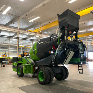 Camion malaxeur <span class=keywords><strong>à</strong></span> béton autochargeur robuste de 4 m³ pour l'exploitation minière et la construction routière, malaxeur <span class=keywords><strong>à</strong></span> ciment haute capacité de franchissement - Product Image 1