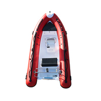 Bateau de pêche RIB 430A, bateau pneumatique rigide en Hypalon, couleur en fibre de verre au choix