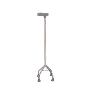 Guangdong Adjustable Four-Legged <b>Cane</b> Stainless Steel Height Adjustable Anti-Slip Support Walking Aid - Product Image 5