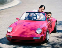 Auto Eléctrico de Derrape para Adultos, Color Azul, 2600x1100x800mm, 72V, Techo Rígido de Litio, Go-Kart de Carreras para Parques de Diversiones, Venta al Por Mayor