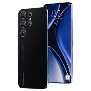 Novo Smartphone S23 Ultra Mainstream 5G, carro-chefe, tela com tela HD de 6,8 polegadas, 128GB, 6GB, memória ROM grande, Android13, vídeo game para celular