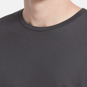 T-shirt à manches courtes en coton pour hommes T-shirt à col rond classique pour hommes T-shirt à manches courtes en coton lourd 100% coton - Product Image 1