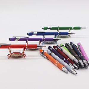 Business School Personalized 2 1 Mobile Touch Promotional Metal for Ballpoint <b>Pen</b> Customizable Laser Engraved Logo Refillable - Product Image 2