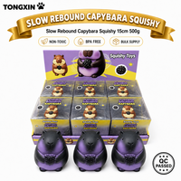 Jouet Capybara Squishy Non Toxique Sans BPA TONGXIN, Jouet Squishies à Rebond Lent, Jouet à Presser Doux, Jouets Anti-Stress, Balle Anti-Stress en Gros Kawaii