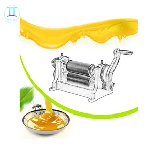 74*310mm Manual honey beeswax comb foundation machine with 310 * 86 mm roller