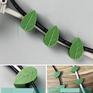 DD1704 plastique feuilles vertes tiges de raisin poussent pince de <span class=keywords><strong>Fixation</strong></span> Tunnel tomate vigne plante escalade mur Support jardin Clips - Product Image 2