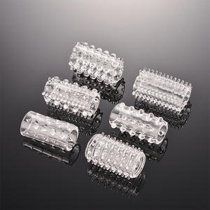 6pc/set Alat Bantu Tunda Ejakulasi Pria Mainan Seks Produk Toko Dewasa Alat Masturbasi Pria Cincin Penis Sarung Penis Set - Product Image 2