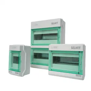 SH4PN Ip66 Brand New Waterproof Uv Protection Outdoor 4 Way Plastic Distribution Box Electrical Abs