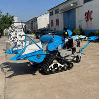 Moissonneuse-batteuse mini automotrice pour riz, blé, soja, millet, pour champs humides, Philippines, Inde