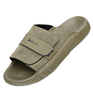Sandalias de Ante Sintético para Hombre, Diseño Abierto, Antideslizantes, Suela de EVA, para Uso Interior y Exterior - Product Image 1