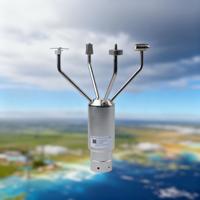 Anémomètre ultrasonique professionnel RIKA en acier inoxydable et alliage d'aluminium avec plage de vitesse du vent de 0 à 60 m/s pour AWS