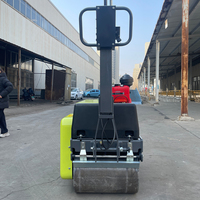 Nouveau Compacteur Vibratoire Manuel à Double Tambour Diesel de 0,6 Tonne (550 kg/330 kg) pour Asphalte, Marque Chinoise, Vente Chaude
