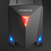 FIDECO plastik Single Bay USB 3.0 5Gbps dukungan 22TB SATA Hard Drive Docking Station 2.5 3.5 inci HDD SSD Docking