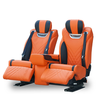 ANSHI luxe toyota hiace gmc savana personnalisé v classe inclinable vip rmpv suv van arrière ergonomique siège de voiture ensemble