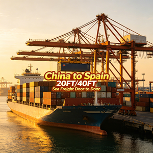 Transport maritime direct 40HQ LCL CN vers l'Espagne, fret port-à-port, agent transitaire, consolidation, 35-45 jours, assurance - Product Image 1