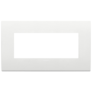 Vimar Classic 5M BS White <b>Plate</b> 15.5 In Length Wall <b>Switch</b> Cover - Product Image 1